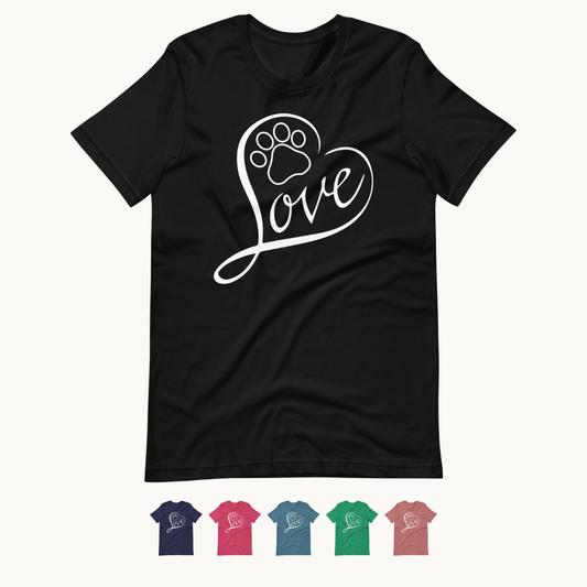 Love Dog T-Shirt for Dog Lovers