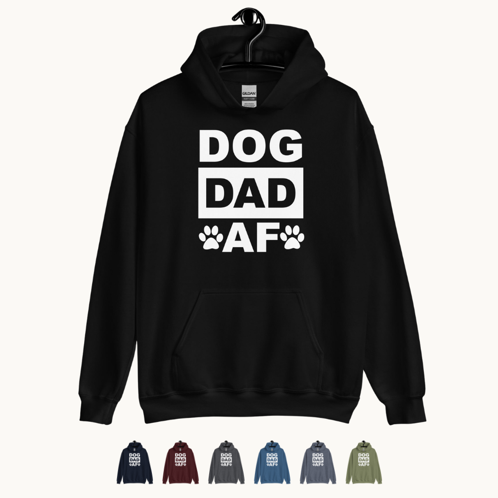 Dog Dad AF Unisex Hoodie