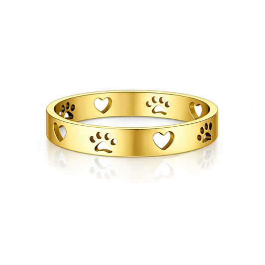 Heart & Paw Ring