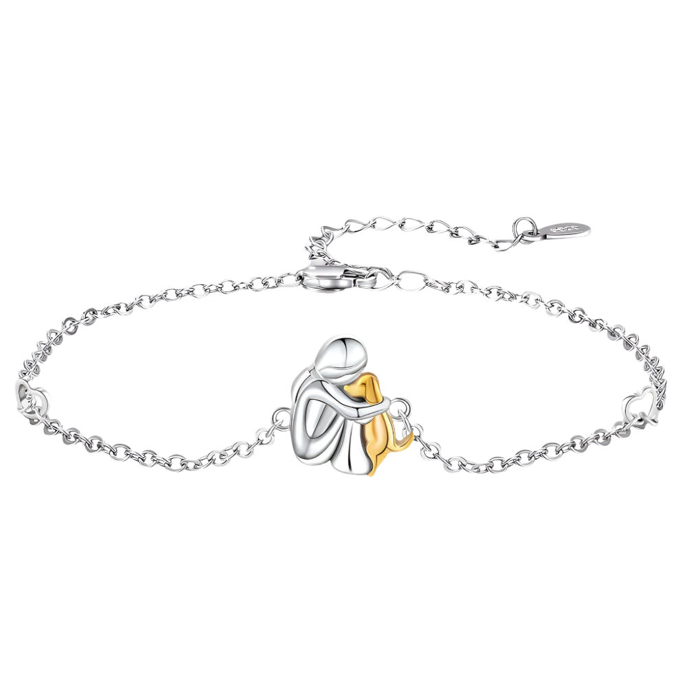 Hugging Dog Bracelet